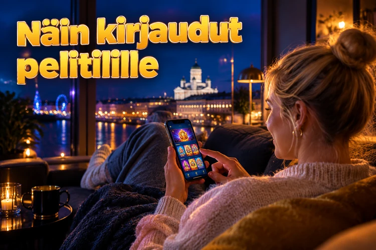 Näin kirjaudut pelitilille